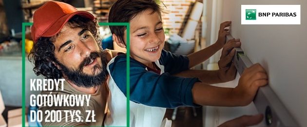 Kredyt got&oacute;wkowy na zielone zmiany BNP Paribas