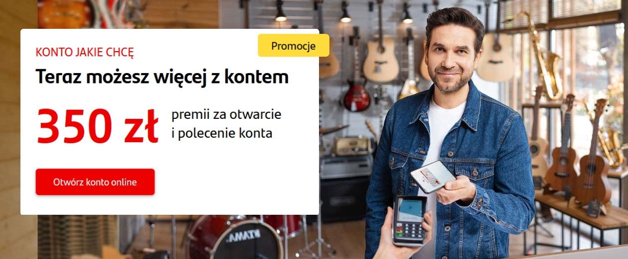 Konto bankowe Jakie Chcę w promocji Santander